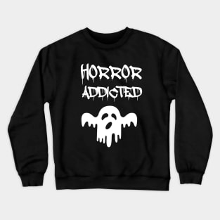 HORROR ADDICTED / HALLOWEEN COSTUME Crewneck Sweatshirt